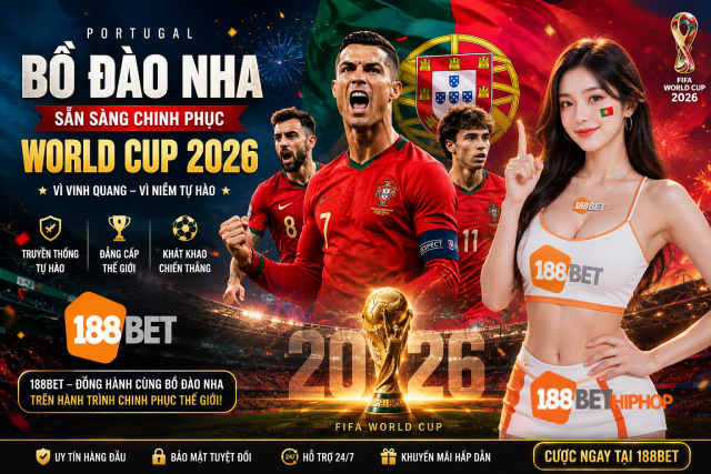 Bồ Đào Nha World Cup 2026 với thông tin chi tiết của 188BET Alfabienes