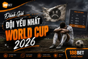 Đội yếu nhất World Cup 2026 theo nhận định của 188BET Alfabienes